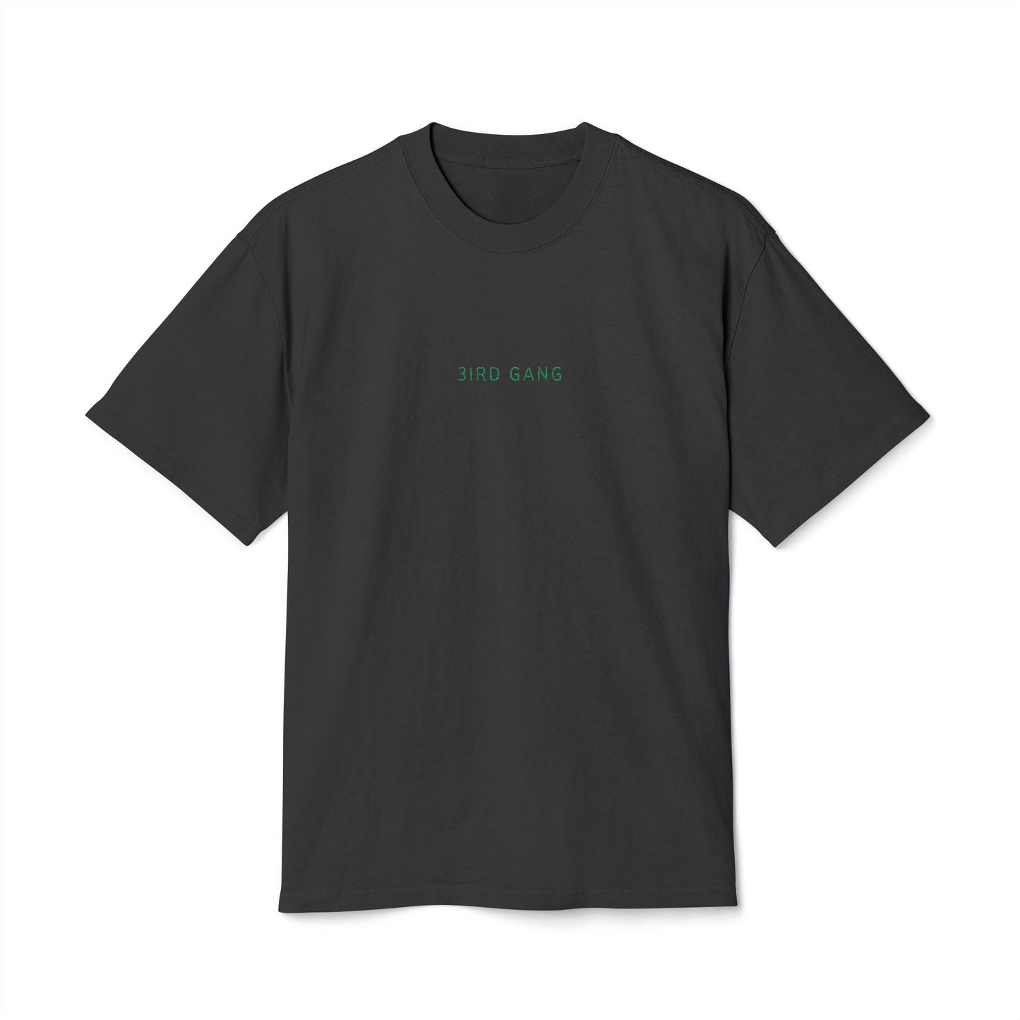 Bird Gang Tee – Green Stitch