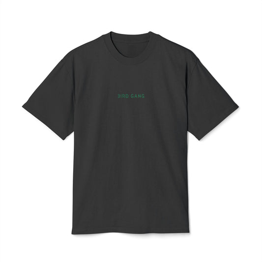 Bird Gang Tee – Green Stitch